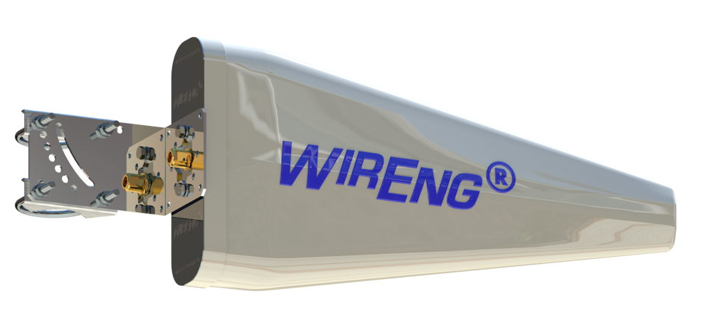 WideAnt-5G™ Ultra-Wide Band Directional High-Gain Antenna 5G/4G/3G/2G True 450 MHz to 6000 MHz Bandwidth Semi-Industrial Grade On-Radome Connector