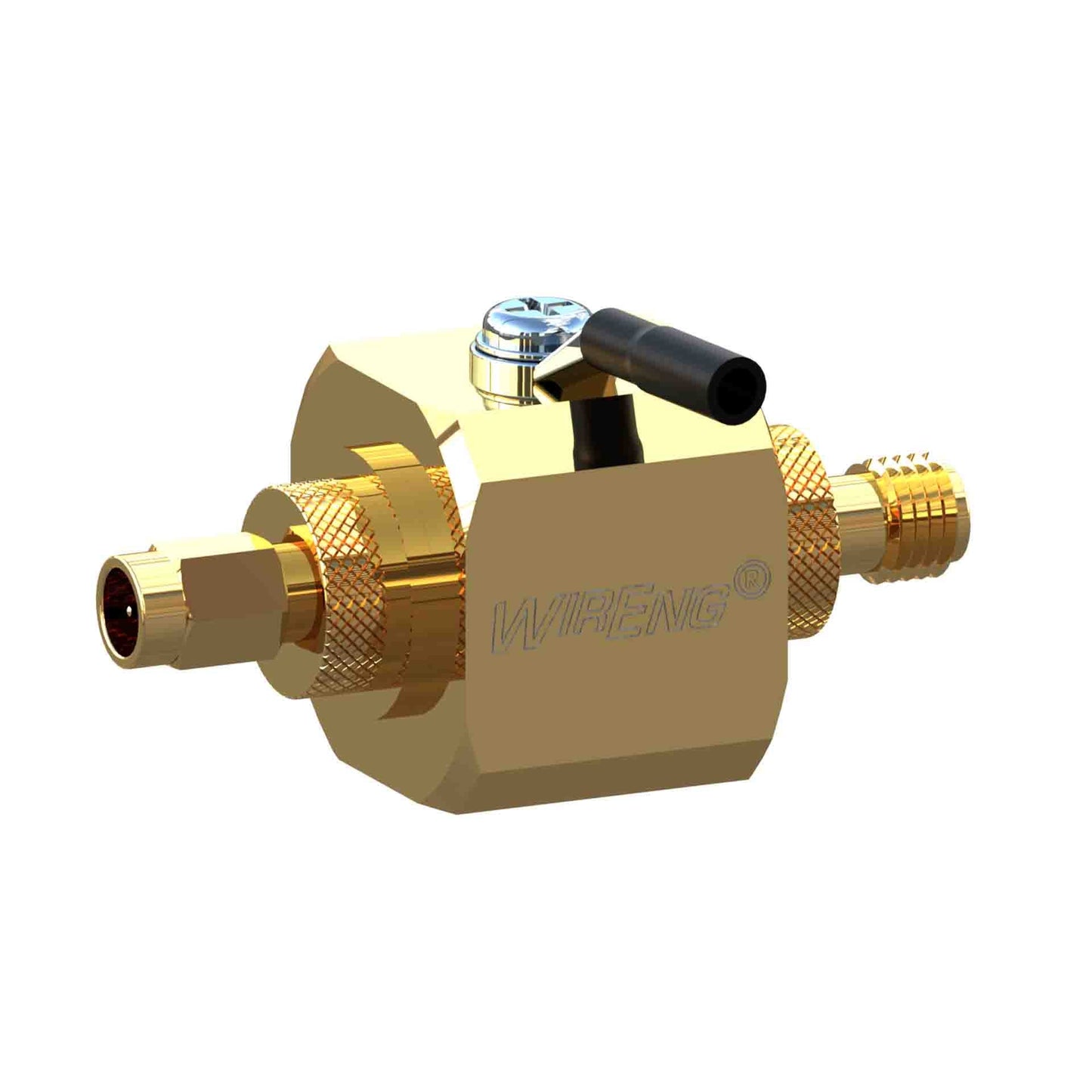 LightningPro-SMA™Lightning Strike Arrester Protector Broadband 0 to 6,200 MHz Industrial Grade Gold Plated