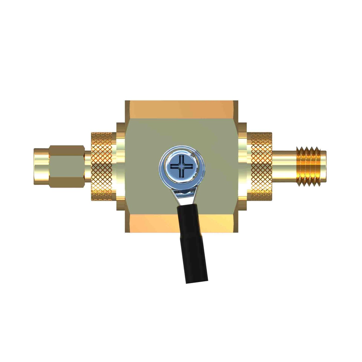 LightningPro-SMA™Lightning Strike Arrester Protector Broadband 0 to 6,200 MHz Industrial Grade Gold Plated