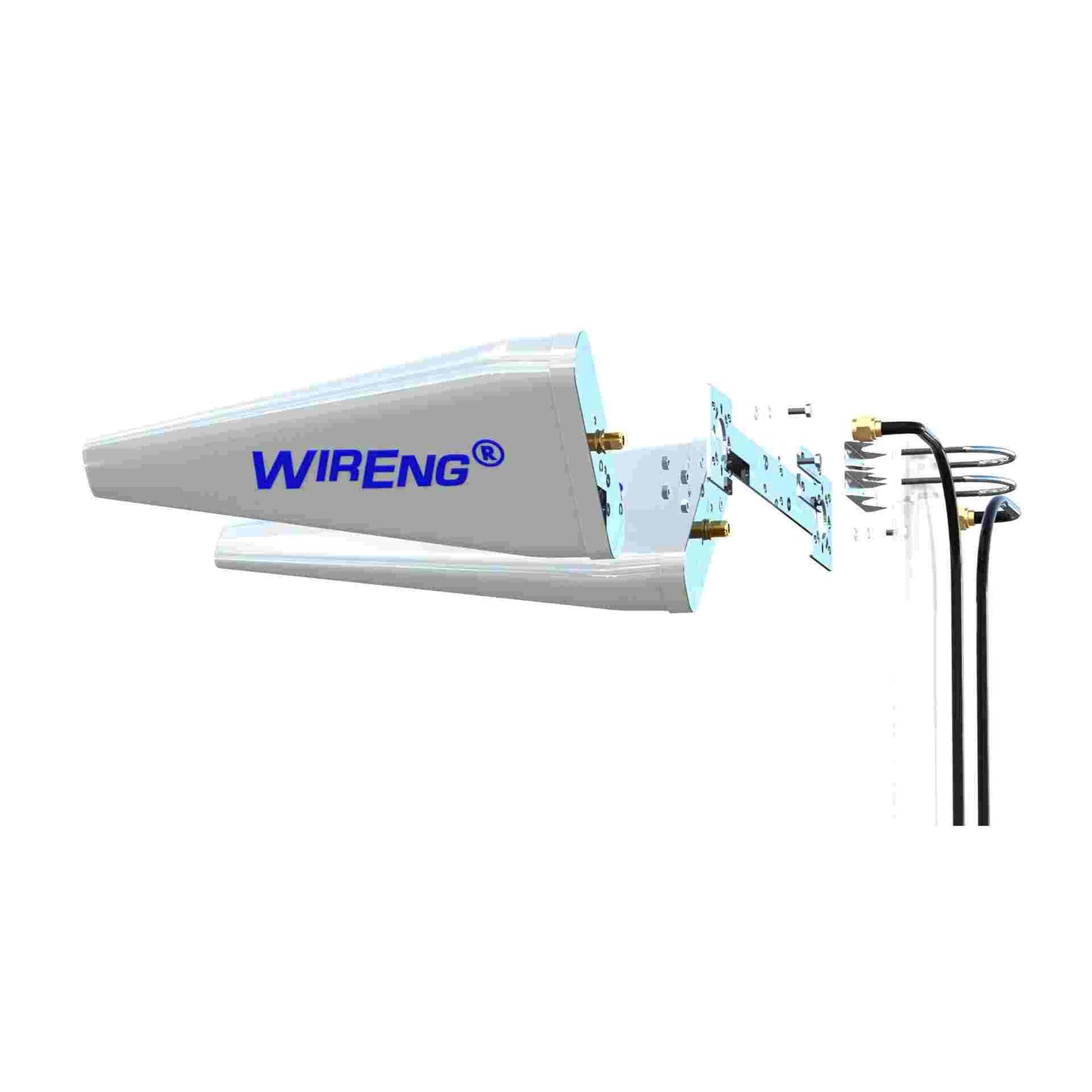 WideAnt2-5G™ True MIMO Dual Antenna for Routers Hotspots Modems Ultra-Wide Band Directional High-Gain Antenna Set 5G/4G/3G/2G 450 to 6000 MHz
