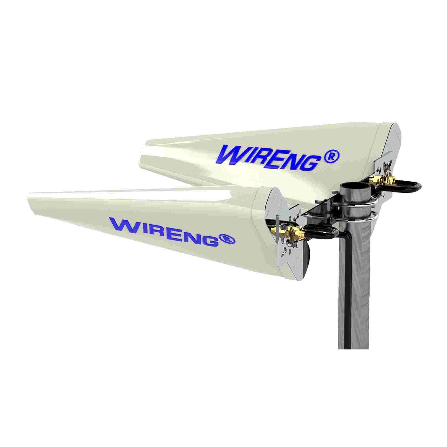 WideAnt2-5G™ True MIMO Dual Antenna for Routers Hotspots Modems Ultra-Wide Band Directional High-Gain Antenna Set 5G/4G/3G/2G 450 to 6000 MHz