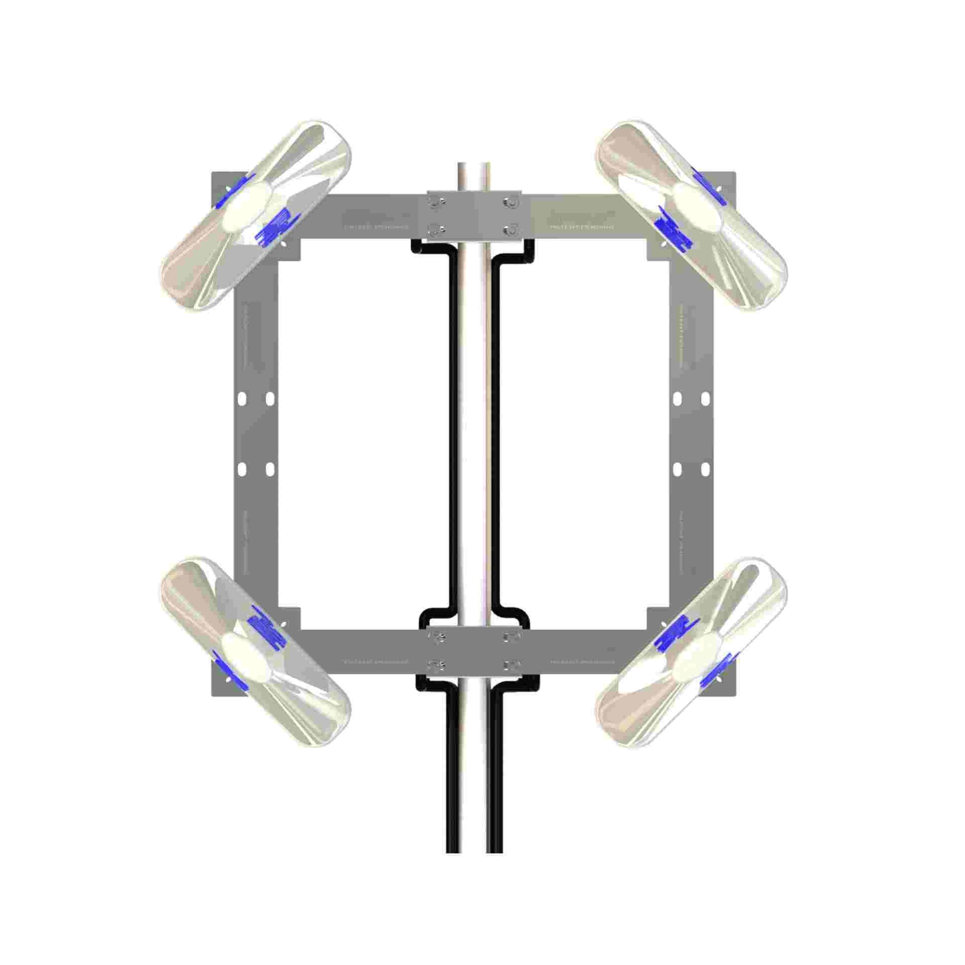 WideAnt4-5G™ MIMO 4x4 Quad Antenna Set for ZyXEL LTE3301 (includes four 25-foot cables for direct connection to the ZyXEL LTE3301)