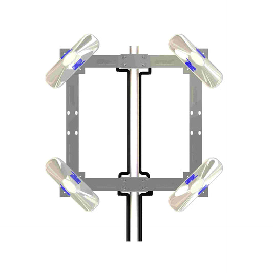 WideAnt4-5G™ MIMO 4x4 Quad Antenna Set for ZyXEL LTE3301 (includes four 25-foot cables for direct connection to the ZyXEL LTE3301)