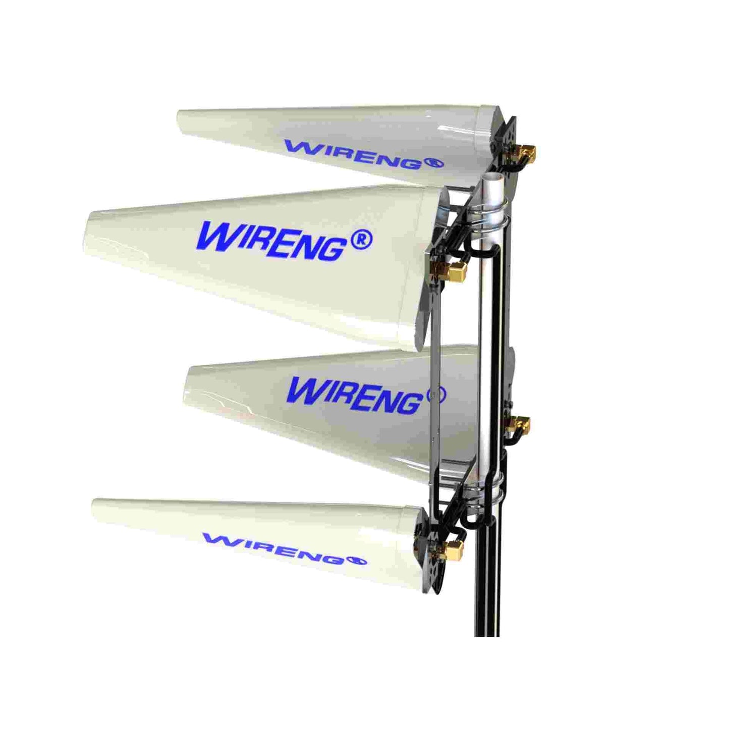 WideAnt4-5G™ MIMO 4x4 Quad Antenna Set for 5G/WiFi modems (includes four 25-foot cables)